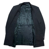 (DESIGNERS) 1980'S～ Y's for MEN OLD TAG STRIPED PATTERN DOUBLE BREASTED BLAZER JACKET