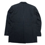 (DESIGNERS) 1980'S～ Y's for MEN OLD TAG STRIPED PATTERN DOUBLE BREASTED BLAZER JACKET