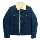 (DESIGNERS) MAISON KITSUNE 4 POCKET CORDUROY SHERPA JACKET