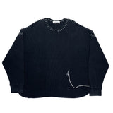 (designers) MADE IN JAPAN DISCOVERED LACE UP BIG FIT THERMAL SHIRT