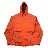(DESIGNERS) 1990'S～ TRIPLE FIVE SOUL 2WAY DESIGN RIP STOP ZIP UP NYLON HOODIE WITH 10 POCKET