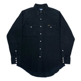 (vintage) 1980'S～ MADE IN USA WRANGLER GARMENT DYED DENIM WESTERN SHIRT