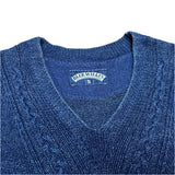(vintage) MADE IN DENMARK BLUE WILLI'S INDIGO DYED COTTON KNIT