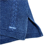 (vintage) MADE IN DENMARK BLUE WILLI'S INDIGO DYED COTTON KNIT