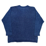 (vintage) MADE IN DENMARK BLUE WILLI'S INDIGO DYED COTTON KNIT