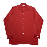 (vintage) 1960'S～ PEENEY'S TOWNCRAFT RAYON OPEN COLLAR BOX SHIRT