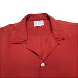 (vintage) 1960'S～ PEENEY'S TOWNCRAFT RAYON OPEN COLLAR BOX SHIRT