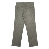 (DESIGNERS) MADE IN ITALY C.P.COMPANY STRIPED PATTERN 4 POCKET COTTON SLACKS