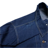 (vintage) 1940'S～ UNKNOWN DENIM CHORE JACKET WITH DONUT BUTTON