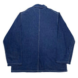 (vintage) 1940'S～ UNKNOWN DENIM CHORE JACKET WITH DONUT BUTTON