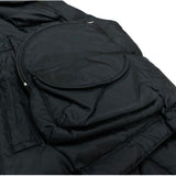 (DESIGNERS) 1990'S～ VAN JAC 3D POCKET DESIGN RIP STOP PADDED VEST WITH CHIN STRAP