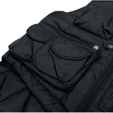 (DESIGNERS) 1990'S～ VAN JAC 3D POCKET DESIGN RIP STOP PADDED VEST WITH CHIN STRAP