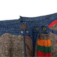 (DESIGNERS) MASH X Phatee 3WAY DESIGN BLANKET WOOL PANTS