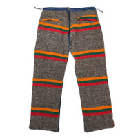 (DESIGNERS) MASH X Phatee 3WAY DESIGN BLANKET WOOL PANTS
