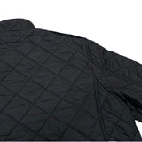 (VINTAGE) 1990'S～ POLO RALPH LAUREN LEATHER PANELED STAND UP COLLAR QUILTING JACKET WITH CHIN STRAP