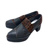 (other) MADE IN JAPAN FACETASM LEOPARD PATTERN UNBORN CALF PLATFORM SHOES