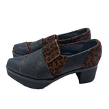 (other) MADE IN JAPAN FACETASM LEOPARD PATTERN UNBORN CALF PLATFORM SHOES