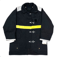 (VINTAGE) MADE IN USA FIRE-DEX FIRE FIGHTER JACKET WITH QUILTINH LINER