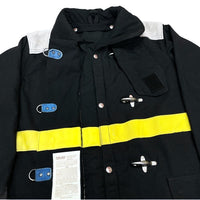 (VINTAGE) MADE IN USA FIRE-DEX FIRE FIGHTER JACKET WITH QUILTINH LINER