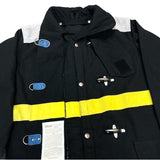 (VINTAGE) MADE IN USA FIRE-DEX FIRE FIGHTER JACKET WITH QUILTINH LINER