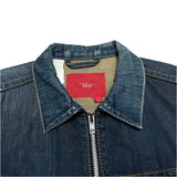 (DESIGNERS) 2000'S～ MADE IN CROATIA Levi's RED ZIP DESIGN DENIM SINGLE BREATED BIKER JACKET