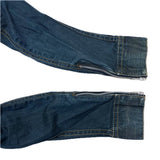(DESIGNERS) 2000'S～ MADE IN CROATIA Levi's RED ZIP DESIGN DENIM SINGLE BREATED BIKER JACKET