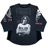 (designers) MADE IN JAPAN ink REMAKE MESH PANELED PATCHWORK SHIRT