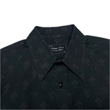 (designers) 2000'S～ NUMBER NINE TOTAL PATTERN PRINT SHIRT WITH GUSSET