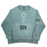 (DESIGNERS) 2022 MADE IN JAPAN UNDER COVER ZIP DESIGN HOODED PRINT SWEAT SHIRT