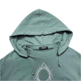(DESIGNERS) 2022 MADE IN JAPAN UNDER COVER ZIP DESIGN HOODED PRINT SWEAT SHIRT