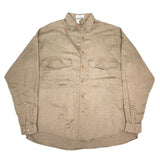 (DESIGNERS) 1980'S～ GIORGIO ARMANI FRONT DEFORMED DESIGN TOTAL PATTERN SHIRT