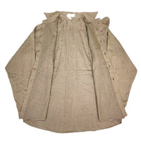 (DESIGNERS) 1980'S～ GIORGIO ARMANI FRONT DEFORMED DESIGN TOTAL PATTERN SHIRT