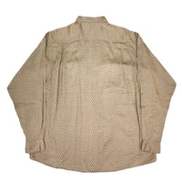(DESIGNERS) 1980'S～ GIORGIO ARMANI FRONT DEFORMED DESIGN TOTAL PATTERN SHIRT