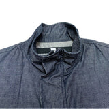 (DESIGNERS) 1990'S～ MARITHE FRANCOIS GIRBAUD INDIGO STAND UP COLLAR SHORT SLEEVE SHIRT JACKET