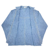 (vintage) 1980'S～ MADE IN USA GUESS 3D POCKET STRIPED PATTERN SHIRT