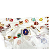 (DESIGNERS) 1990'S～ KARL HELMUT BOTTLE CAP PATTERN ALL OVER PRINT SHORT SLEEVE LOOP COLLAR BOX SHIRT