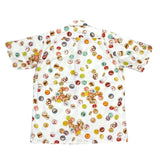 (DESIGNERS) 1990'S～ KARL HELMUT BOTTLE CAP PATTERN ALL OVER PRINT SHORT SLEEVE LOOP COLLAR BOX SHIRT