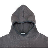 (DESIGNERS) 2001 GOOD ENOUGH POLKA DOT PATTERN PULLOVER HOODIE SWEAT SHIRT