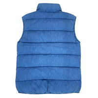 (DESIGNERS) MADE IN ROMANIA ASPESI INDIGO COTTON DOWN VEST