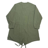 (DESIGNERS) MADE IN USA MONITALY GAS PROTECTIVE PARKA TYPE COLLARLESS FISHTAIL PARKA