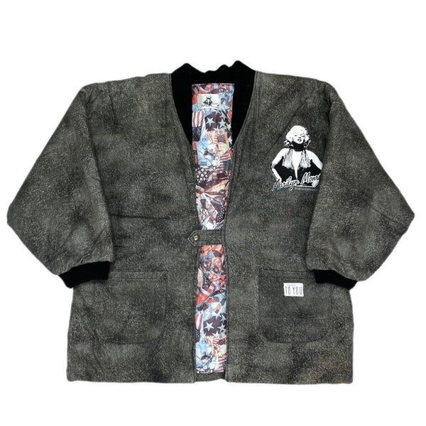 (VINTAGE) 1980'S～ UNKNOWN MARILYN MONROE PRINT PADDED HAORI