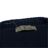 (DESIGNERS) 1980'S～ Y's for Men OLD TAG PANELED DESIGN V NECK KNIT