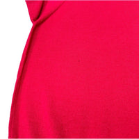 (DESIGNERS) MADE IN ITALY GIANNI VERSACE CASHMERE SILK BLEND DEFORMED COLLAR DESIGN KNIT