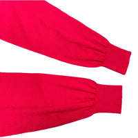 (DESIGNERS) MADE IN ITALY GIANNI VERSACE CASHMERE SILK BLEND DEFORMED COLLAR DESIGN KNIT