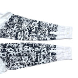 (designers) AD2011 COMME des GARCONS HOMME PLUS SLEEVE TOTAL PATTERN PRINT PANELED DESIGN SHIRT