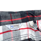 (vintage) 1980'S～ MADE IN USA FIVE BROTHER LATTICE PATTERN HEAVY FLANNEL SHIRT