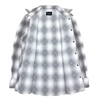 (DESIGNERS) 2000'S～ NUMBER NINE SHADOW PLAID FLANNEL WESTERN SHIRT WITH GUSSET