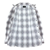 (DESIGNERS) 2000'S～ NUMBER NINE SHADOW PLAID FLANNEL WESTERN SHIRT WITH GUSSET