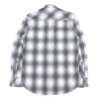 (DESIGNERS) 2000'S～ NUMBER NINE SHADOW PLAID FLANNEL WESTERN SHIRT WITH GUSSET