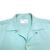 (vintage) 1960'S～ DONEGAL CHAIN STITCH EMBROIDERED RAYON LOOP COLLAR BOX SHIRT